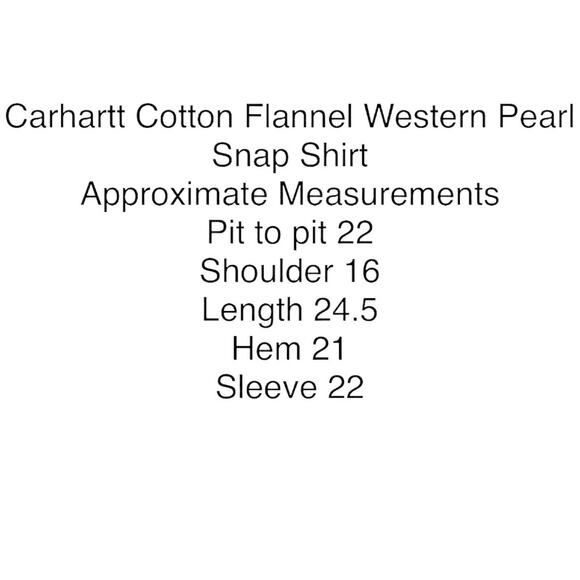 Carhartt Shirt Brush Popper Women's Tan Brown Plaid Long Sleeves Collared Size M - Picture 7 of 13